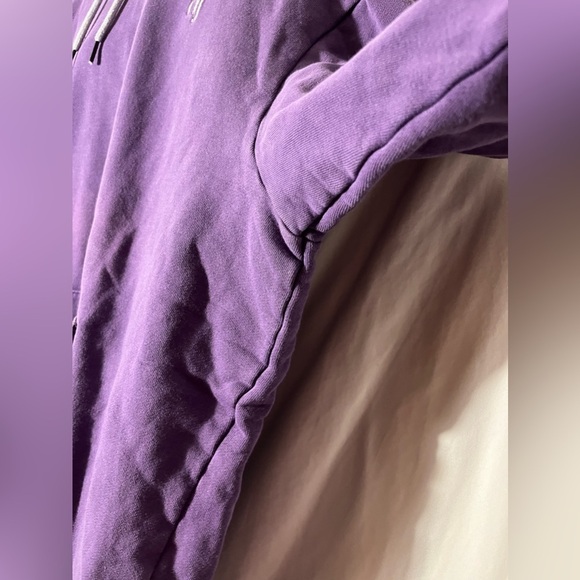 NANA JUDY Women’s Authentic Pullover Purple Crew Neckline Long Sleeve Hoodie - Picture 2 of 7